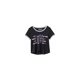 thumbnail image 1 of Camiseta gráfica con estampado en negrita de talla grande para niñas de Mudd, negro, 18 1/2 Plus, 1 of 1