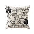 thumbnail image 5 of Funda de Almohada, 45 x 45 cm, Juego de 4 Fundas de cojín Cuadradas con Estampado de Ancla y brújula náutica de algodón y Lino para Cama, Coche, hogar, sofá, 5 of 5