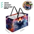 thumbnail image 2 of Starry Animals Large Foldable Oxford Cloth Grocery Bags: Multifunctional Storage and Easter Basket, 2 of 7
