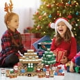 thumbnail image 3 of AUTOVISUM 64pcs Magnetic Building Blocks Set, Christmas Theme Building Tiles, Holiday Santa House Building Blocks Gift Idea for Girls and Boys, 3 of 9
