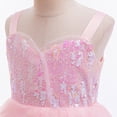 thumbnail image 3 of Disfraz de bruja Szytypyl Glinda para niñas, vestido rosa de poliéster, 3 of 5