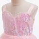 thumbnail image 3 of Disfraz de bruja Szytypyl Glinda para niñas, vestido rosa de poliéster, 3 of 5