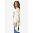 thumbnail image 3 of Roaman's Women's Plus Size Lace wrap Jacket, 3 of 4