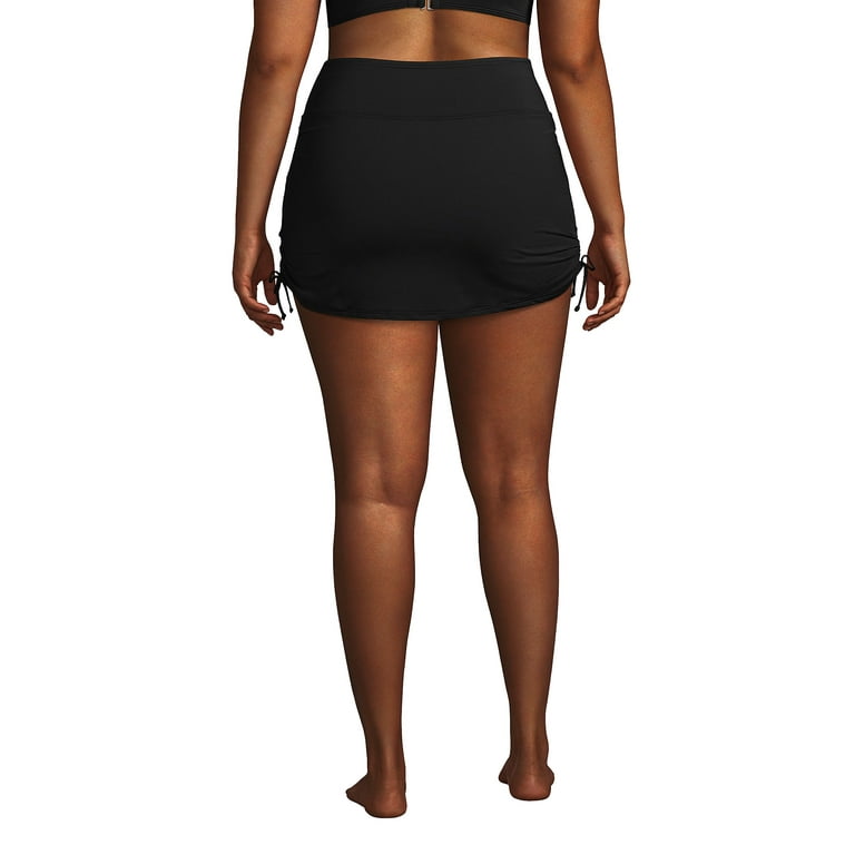 Women's Chlorine Resistant Tummy Control Adjustable Swim Skirt