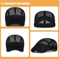 thumbnail image 3 of CIMAXIC Classic Style Black Beret Hat 1Pcs Breathable Polyester Hiking, 3 of 8