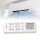 thumbnail image 2 of Tanoqo Control Remoto de Aire Acondicionado Botones Sensibles LED Negro Subtítulos Control Remoto de Reemplazo para Aire Acondicionado ECGS02 Blanco, 2 of 8