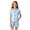 Blue, variant on Xudanell Baby Girls Toddlers Baby Girls' 2-Piece Coat Style Pajama Short Set (5-6 Years,Red)