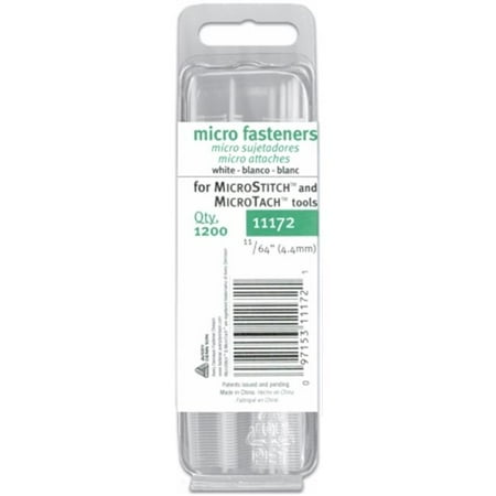 UPC: 0097153111721 | Micro Stitch 4.4mm Fastener Refills  1200pk