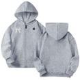 thumbnail image 4 of Zorckvet Girls' Gray Outerwear Jackets for Little Kids/Big Kids, 4 of 8