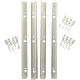 thumbnail image 1 of 2 Pair Per Pack 12" White ABS Side Shelf Supports, 1 of 2