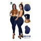 thumbnail image 1 of Pantalon Muje Levanta Pompa Push Up A La Cintura Mezclilla, 1 of 1
