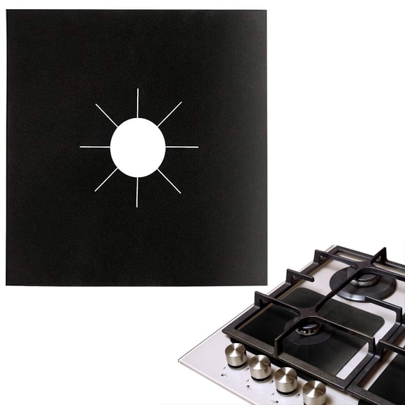 olkpmnmk Stove Burner Covers, 0.2mm Double Thickness Non-Stick Stove Burner Covers, Reusable Heat Resistant Stove Guard Liners, Oil-Proof Gas Range Protector Mats for Kitchen Cooking, Kitchen Gadgets