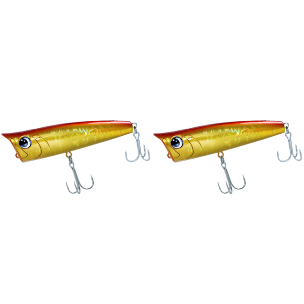 Señuelo Pesca Topwater Popper 90 Mm Y 15 G para en Dulce Salada () Amarillo