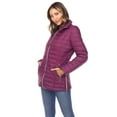 thumbnail image 2 of White Mark Manteau Matelassé pour Femmes, 2 of 6