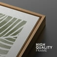 thumbnail image 4 of IDEA4WALL Framed Canvas Print Wall Art Set reen White Tropical Island Palm Leaves Wall Decor Bohemian Nature Botanical Illustration Artwork for Living Room, Bedroom, Office - Natural 24"x36"x2, 4 of 5