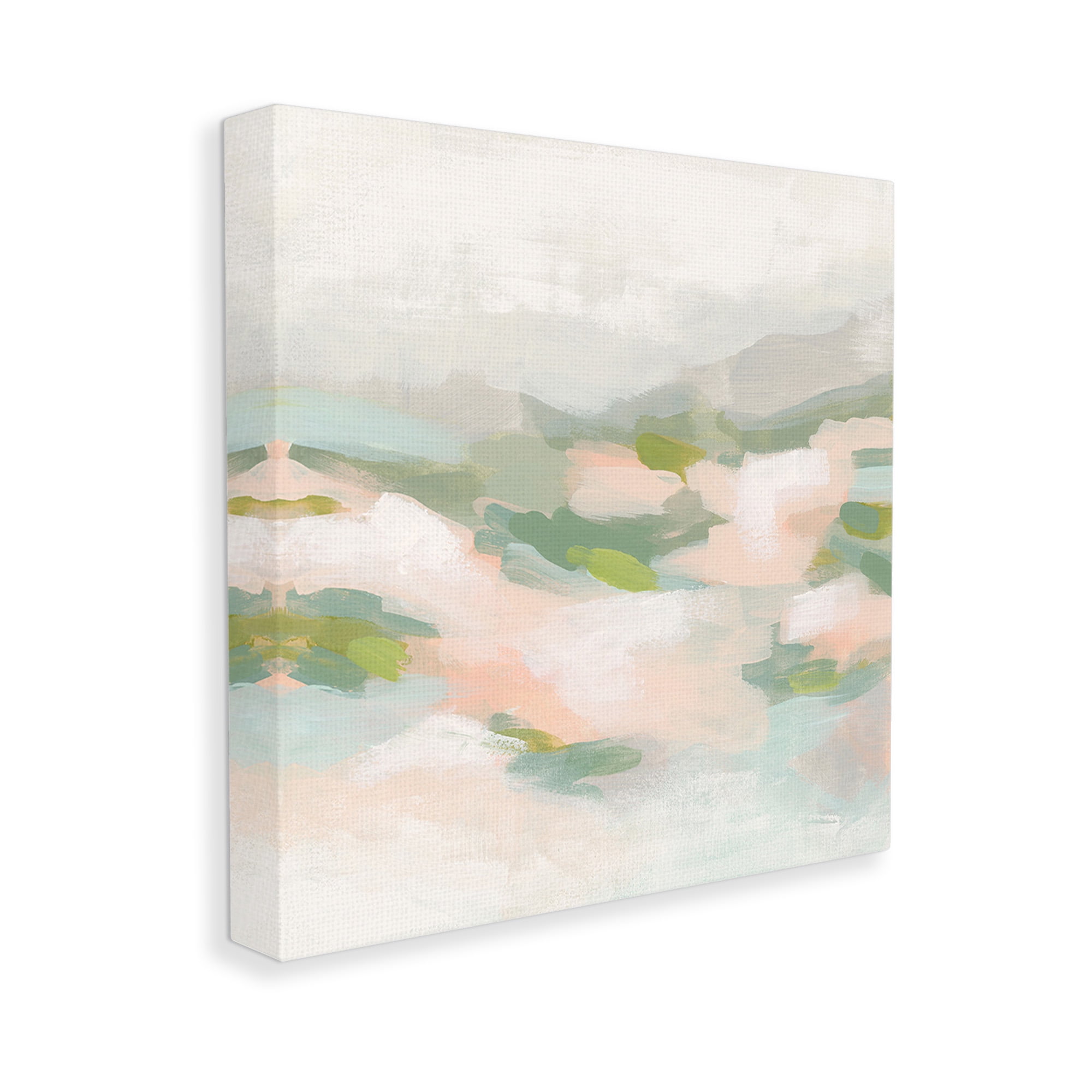 Stupell Industries Pastel Nature Landscape Abstract Painting Gallery Wrapped Canvas Art Print Wall Art, 30 x 30