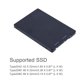 thumbnail image 5 of Adaptador M.2 Macarena Caja de Aluminio 2,5 2242 2260 2280 Mm Tarjeta de adaptador SSD, 5 of 8