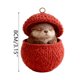 thumbnail image 3 of Adornos navideños, regalos navideños, bolas de punto navideñas, adornos acrílicos, lindos amigos del bosque con patrones Fair-Isle, linda serie de colgantes con animales, 3 of 6