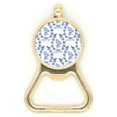 thumbnail image 1 of Porte-clés en Acier Inoxydable Bleu Blanc Symbole Bouteille Ouvre-Bouteille, 1 of 3