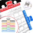 thumbnail image 2 of Clip de Livre de Musique 5 Cœurs Portable pour Partitions de Musique, 2 of 8