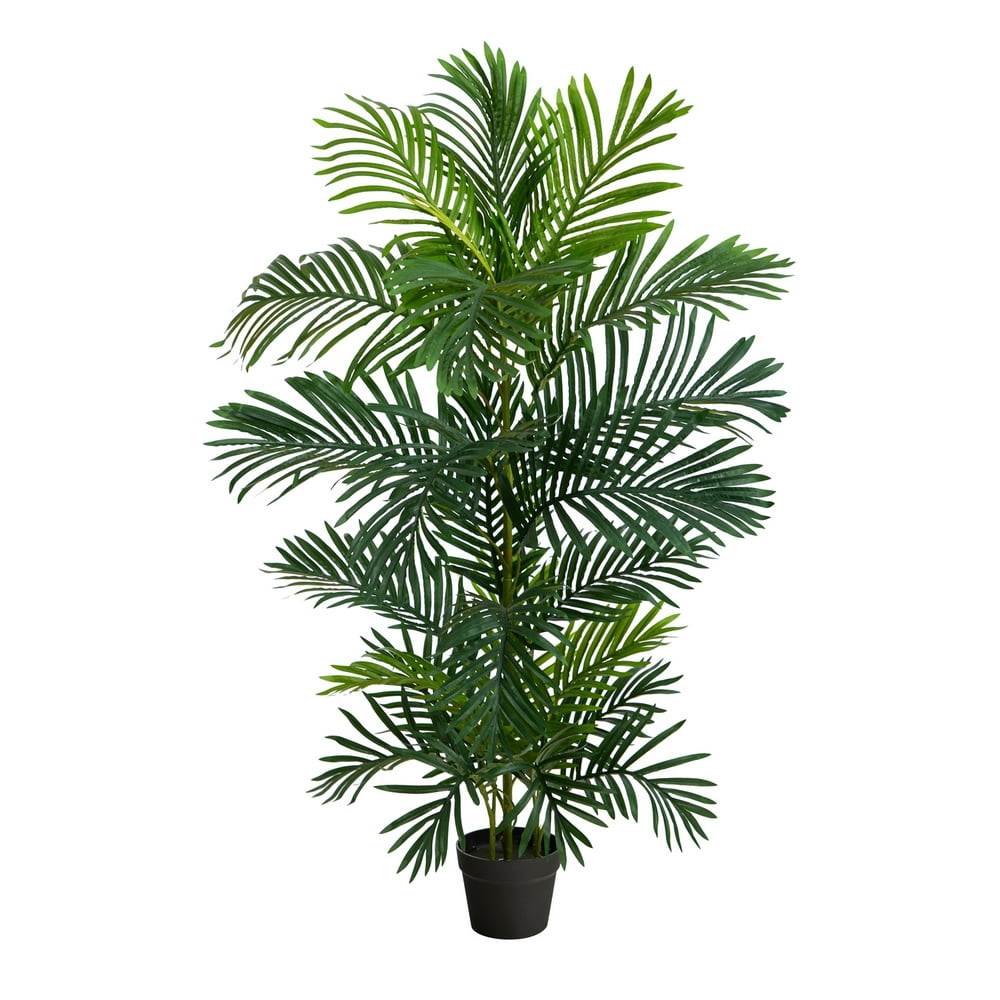 Nearly Natural 4ft. Areca Artificial Palm Tree UV Resistant (Indoor