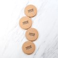thumbnail image 3 of Natural Home Light Brown Cork Coasters, 3 of 5