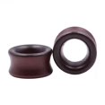 thumbnail image 5 of Joyería para perforar la aurícula con aro de madera hueca marrón marrón fácil de usar, 5 of 5