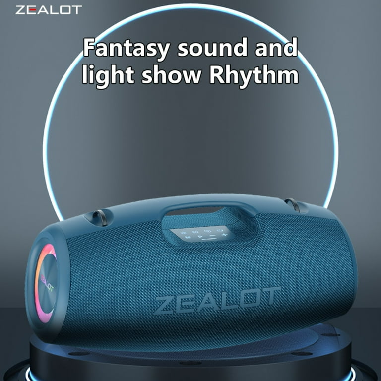 ZEALOT S78, Outdoor Speaker Bluetooth Waterproof, 100W Sound