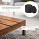 thumbnail image 4 of Muebles Deslizadores, 16uds 3.5'' - Redondos Auto Adhesivos Fieltro Muebles Almohadillas, Suelo Protectores para Muebles Pies Sillas Patas Madera Pisos (Negro), 4 of 5