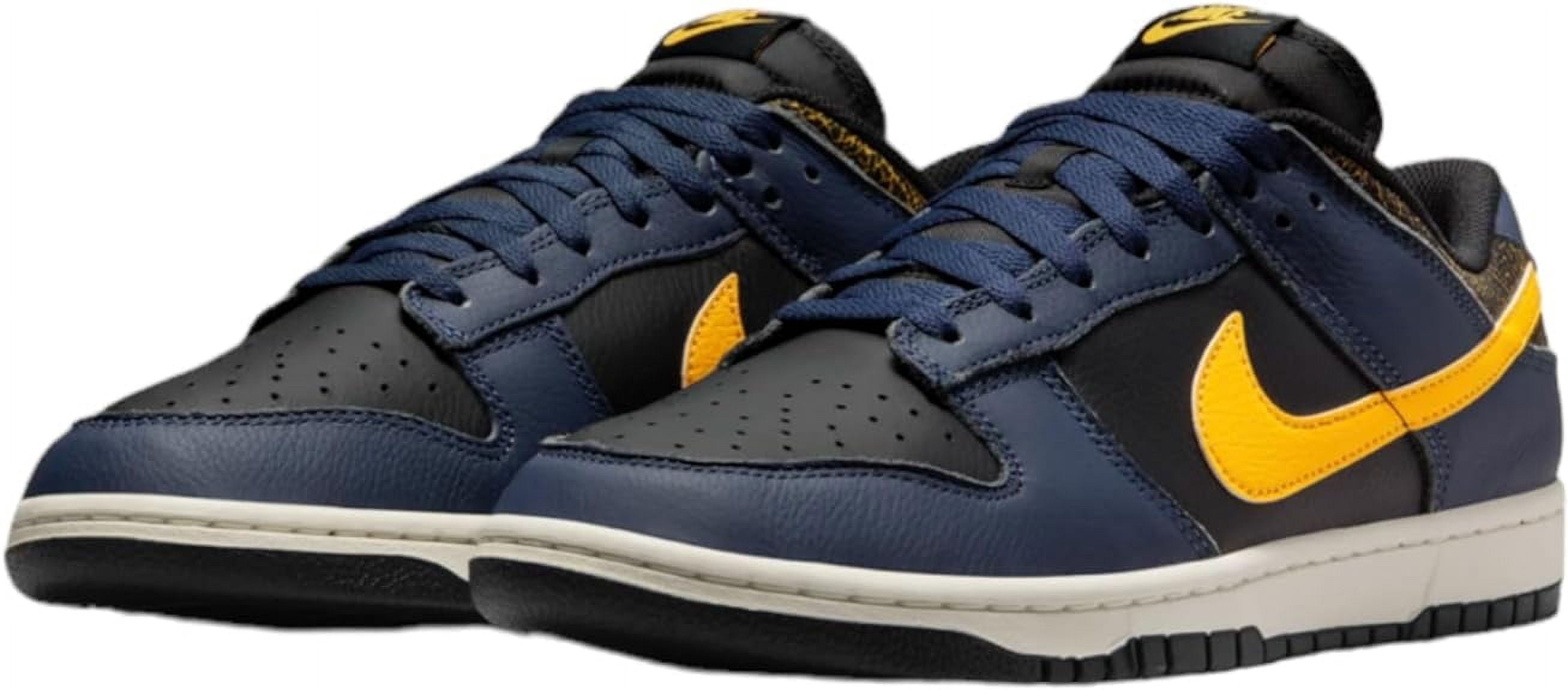 Men's Nike Dunk Low Retro Black/Tour Yellow (FZ4014 010) - 9.5