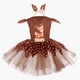 thumbnail image 3 of Disfraz de ciervo para niñas, vestido de tutú para fiesta de Navidad, regalos, alce, reno, ropa de Navidad, trajes para niños, ropa de Halloween y Purim, 3 of 5