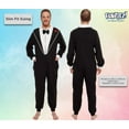 thumbnail image 3 of Silver Lilly One Piece Tuxedo Costume - Adult Novelty Cosplay Jumpsuit (Small), 3 of 6