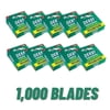1000 "Derby Professional" Single Edge Razor half Shaving Blades for straight razors barber Salon Shop Lot ( 10 Packs X 100 Blades )