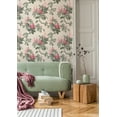thumbnail image 4 of Advantage Chestnut Pink Floral Wallpaper, 4 of 4
