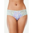 thumbnail image 3 of Joyspun Women's Microfiber and Lace Hipster Panties, 3-Pack, Sizes XS-3XL, 3 of 3