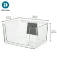 thumbnail image 4 of Large Wallspace Open-Front Bin and Bracket - Wall-Mounted Storage Bin for Garage, Laundry Room, and Pantry - Made in USA, 4 of 11