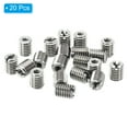thumbnail image 3 of Unique Bargains Adaptateurs de Filetage Manchon Réducteur Écrou 20 Pcs M8x1.25 Mâle à M4x0.7 Femelle Écrou de Réparation 10mm, 3 of 7