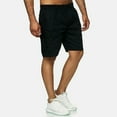thumbnail image 2 of NOLDARES Mens Lightweight Cotton Loose Full Elastic Waist Twill Cargo Short with Drawstring(Black,3XL), 2 of 5