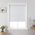 thumbnail image 1 of Persianas enrollables Joydeco 100 % blackout sin cuerda 38x122cm blancas, 1 of 6