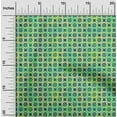 thumbnail image 1 of oneOone Polyester Lycra Green Fabric Batik Craft Projects Decor Fabric Printed By The Yard 56 Inch Wide - TA, 1 of 4