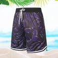 thumbnail image 3 of Athletic Shorts for Men 2026 Summer Casual Elastic Waist Loose Fit Workout Gym Running Shorts Beachwear, 3 of 3