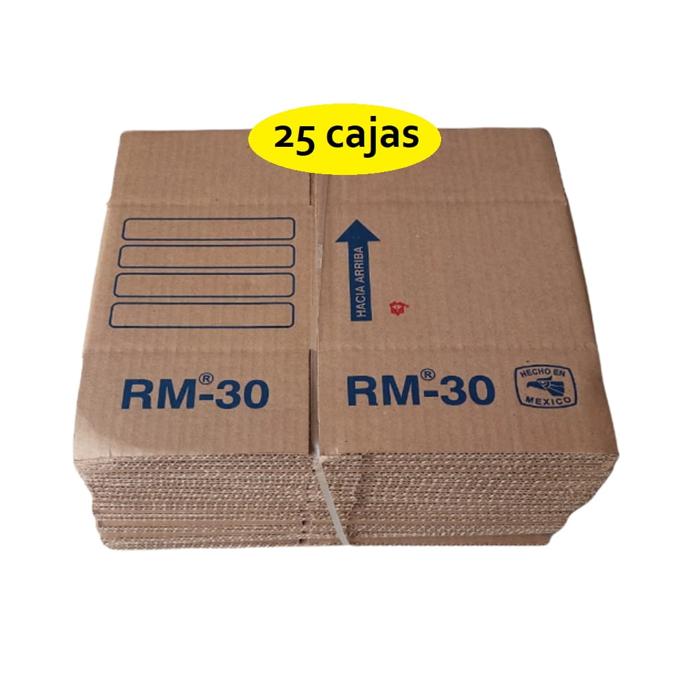 25 Cajas de Cartón Empack para Envíos E-commerce 20x17x14cm