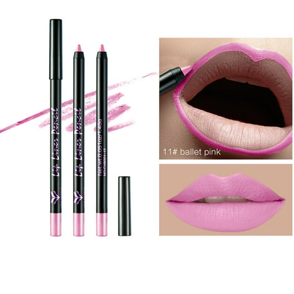 TopLLC 12Colors Long Lasting Lipstick Matte Liquid Gloss Lip Liner Cosmetic Lipstick Lipstick