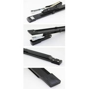 Long Arm Stapler,Stapler Long Arm Full Strip with 300 Mm Reach 25 Sheets Capacity Heavy Duty Home Office Desk Stationery Craft Black come with 1000 Staples