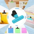 thumbnail image 4 of Uxcell 2.95 x 2.56 Inch Chip Clips, 6Pcs Small Plastic Bag Clips, Assorted Colors, 4 of 5