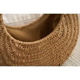 thumbnail image 5 of Kukuzhu Women Summer Beach Straw Handbag Trendy Small Round Woven Travel Tote Bag Shoulder Bag, 5 of 6