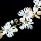 thumbnail image 4 of Diadema de flores, corona de flores para novia con hojas artificiales, flores y perlas de imitación, diademas de flores, accesorios para el cabello de boda para novias para mujeres, 4 of 4