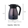 thumbnail image 3 of Jarra térmica para café GiNT de acero inoxidable con aislamiento de 1 litro/1000 ml, 3 of 8