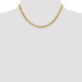 thumbnail image 2 of 14k 4.7mm Solid Polished Light Flat Cuban Chain in 14k Yellow Gold, 2 of 3