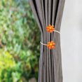 thumbnail image 6 of Aaihamo Bendable Curtain Tiebacks, 2 Pack Floral Twists Curtain Tiebacks, Decorative Curtain Holdbacks for Drapes Sheers Home Window, 6 of 6